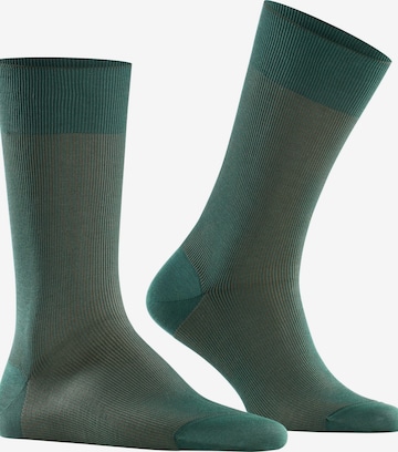 FALKE Socken 'Fine Shadow' in Grün: Vorderseite