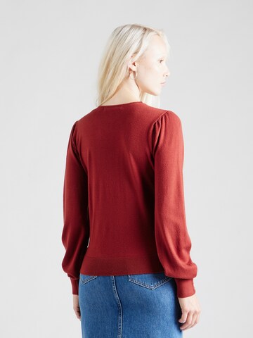 VERO MODA Sweater 'VMHOLLYKARIS' in Red