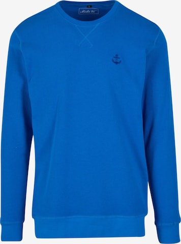 Sweat-shirt 'Anchor' Mister Tee en bleu : devant