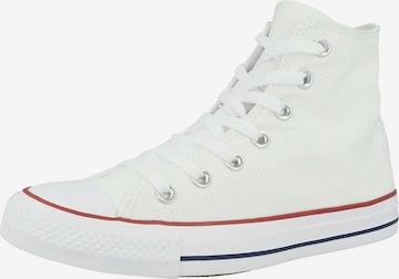 CONVERSEVisoke tenisice 'Chuck Taylor All Star' - bijela boja: prednji dio