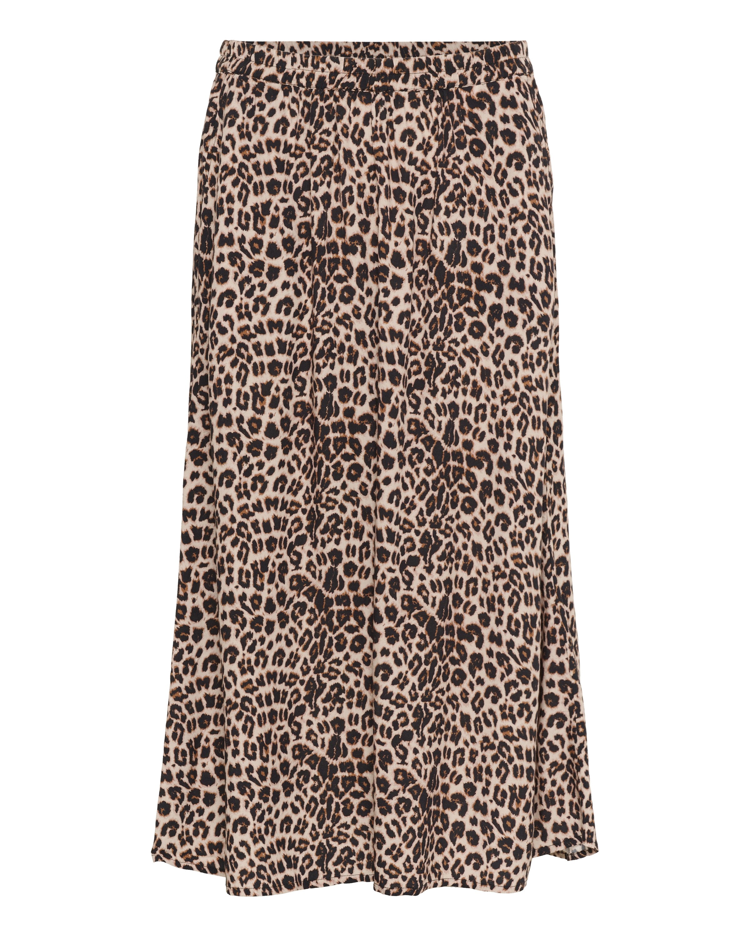 Cream Nederdel 'Tiah' i brun: forside