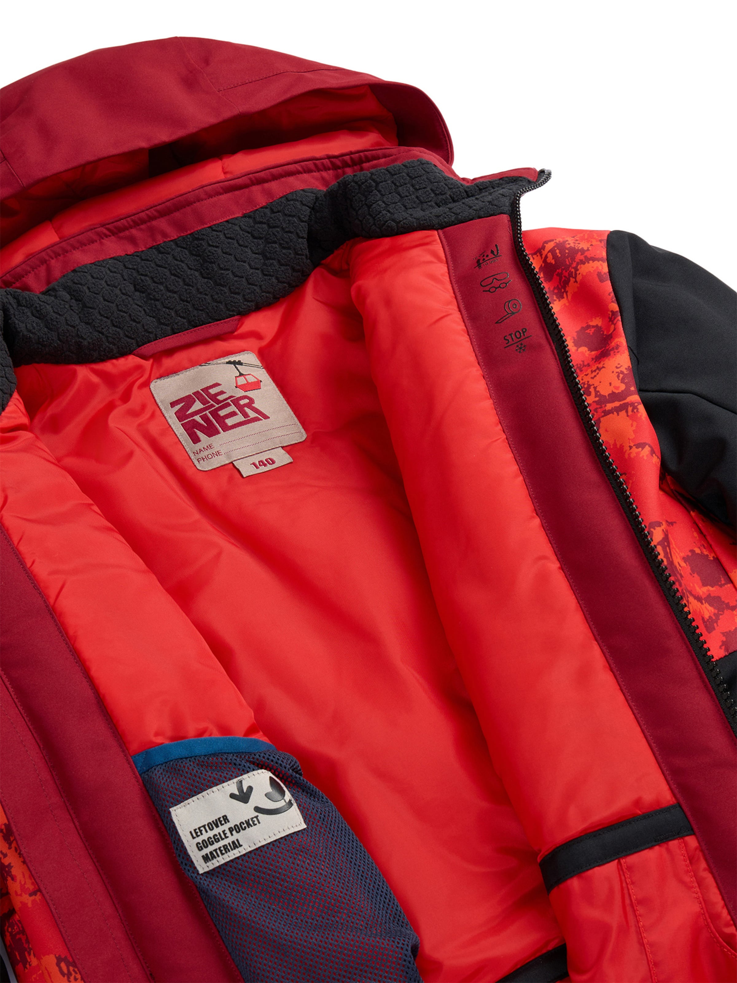 ZIENER Jacke  'ABBE-Z' in Rot