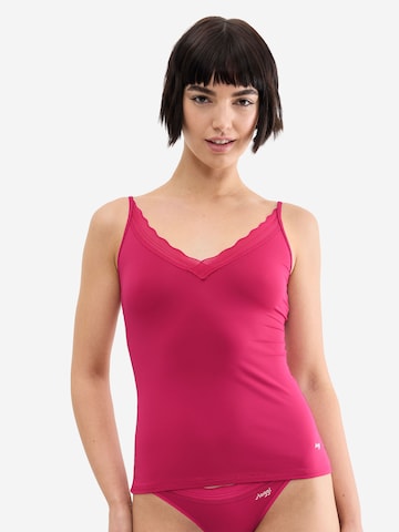 Haut ' Blue GO Blush ' SLOGGI en rose : devant