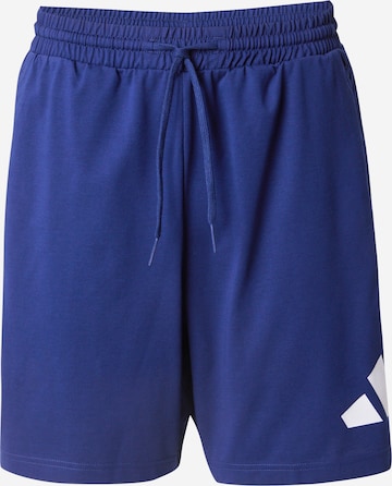 ADIDAS SPORTSWEAR Regular Urheiluhousut värissä sininen: etupuoli