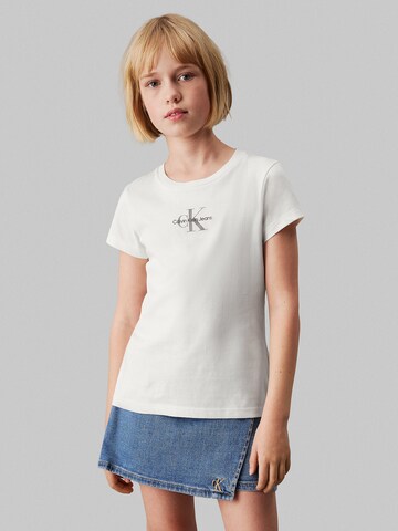 Calvin Klein Jeans Shirt in Beige: front