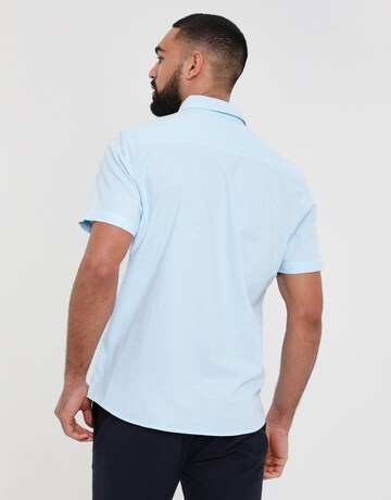 Threadbare Regular fit Button Up Shirt 'Inferno' in Blue