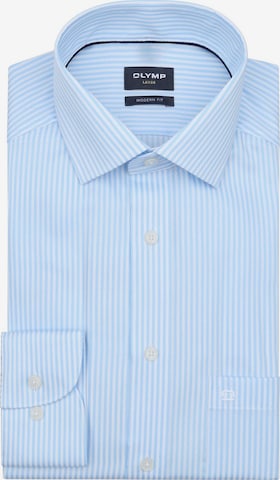 Coupe regular Chemise 'Luxor' OLYMP en bleu : devant