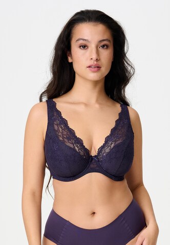 Triangle Soutien-gorge LingaDore en violet : devant