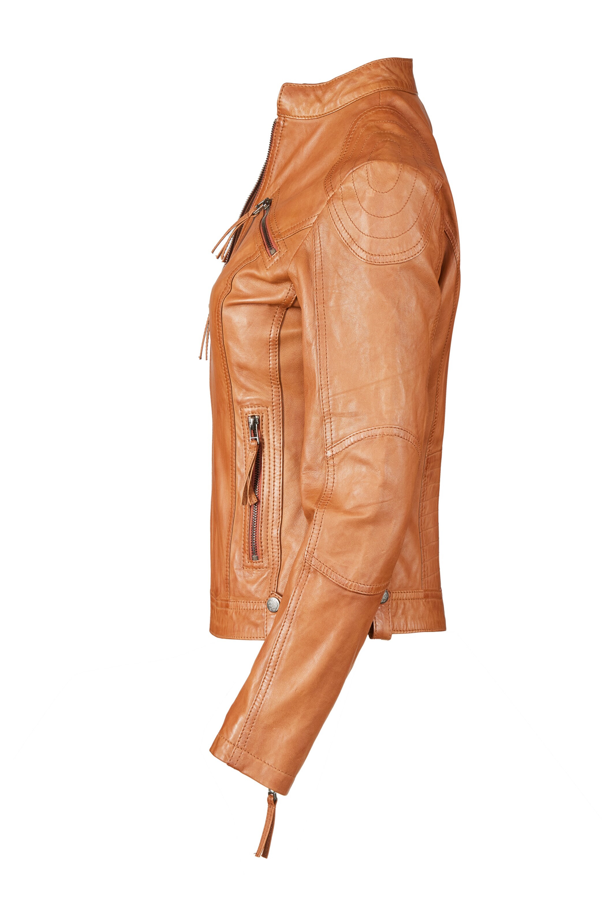 Apple of Eden Lederjacke AOE-142 in Braun