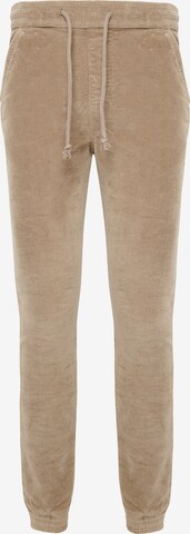 Tapered Pantaloni 'Roy Cord 8W' di Threadbare in beige: frontale