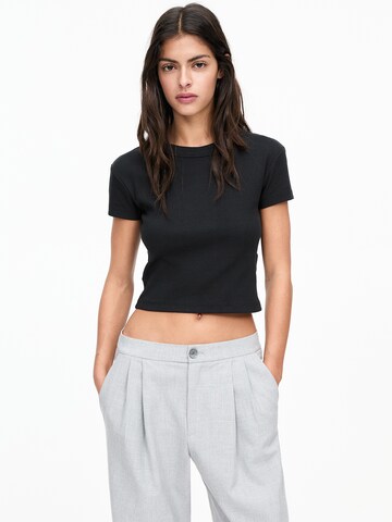 Maglietta di Pull&Bear in nero: frontale