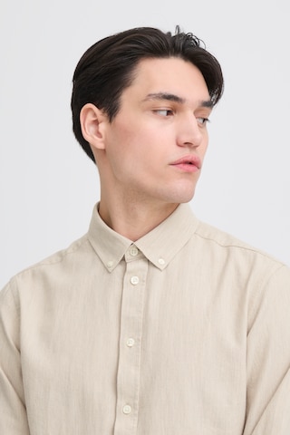 Casual Friday Regular fit Button Up Shirt ' CFAnton ' in Beige