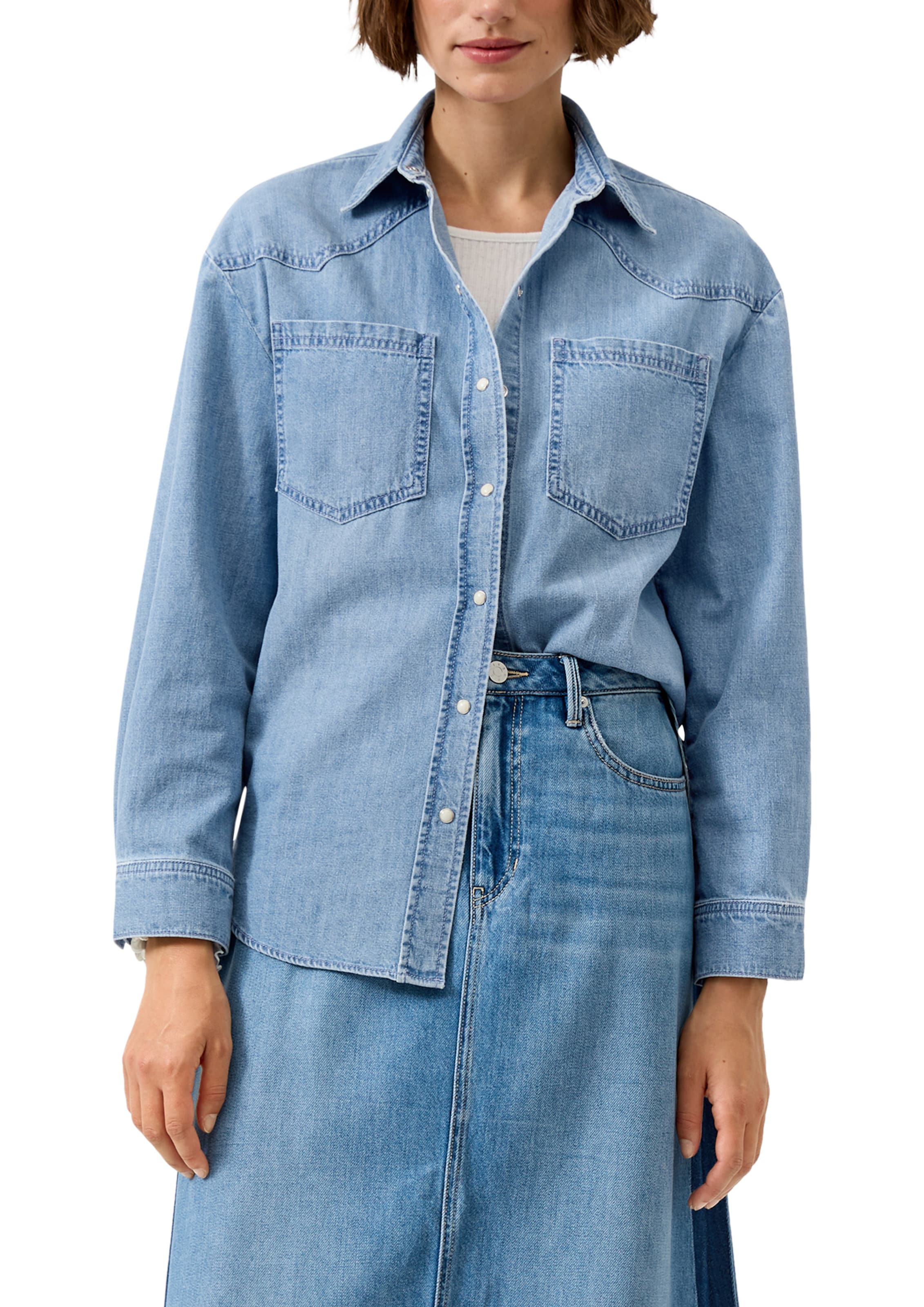 s.Oliver Blouse in Blauw