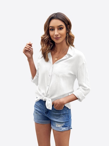 Imily Bela - Blusa en blanco