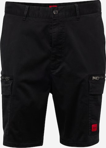 HUGO Red Regular Shorts 'Johny' in Schwarz: predná strana