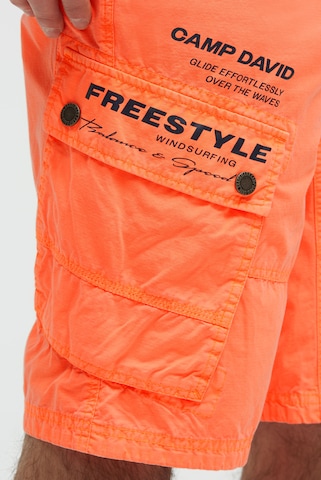 CAMP DAVID Regular Pants in Orange