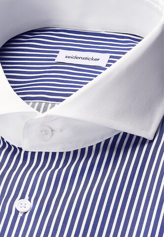 Coupe slim Chemise business 'SMART CLASSICS' SEIDENSTICKER en bleu