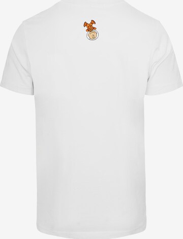 T-Shirt 'Peanuts - Charlie' Merchcode en blanc