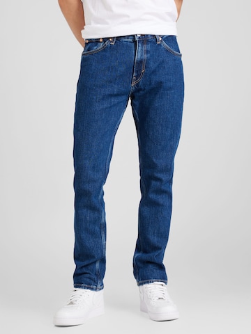 WEEKDAY Regular Jeans 'Easy Poppy' in Blauw: voorkant