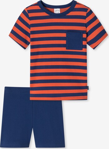 SCHIESSER Shorty Boys World in Blau: predná strana