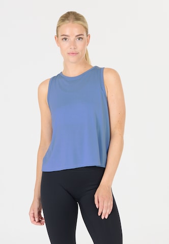 Athlecia Sports top 'Haze' in Blue: front