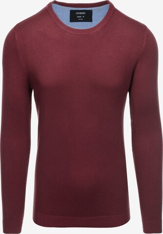 Ombre Sweater in Red: front