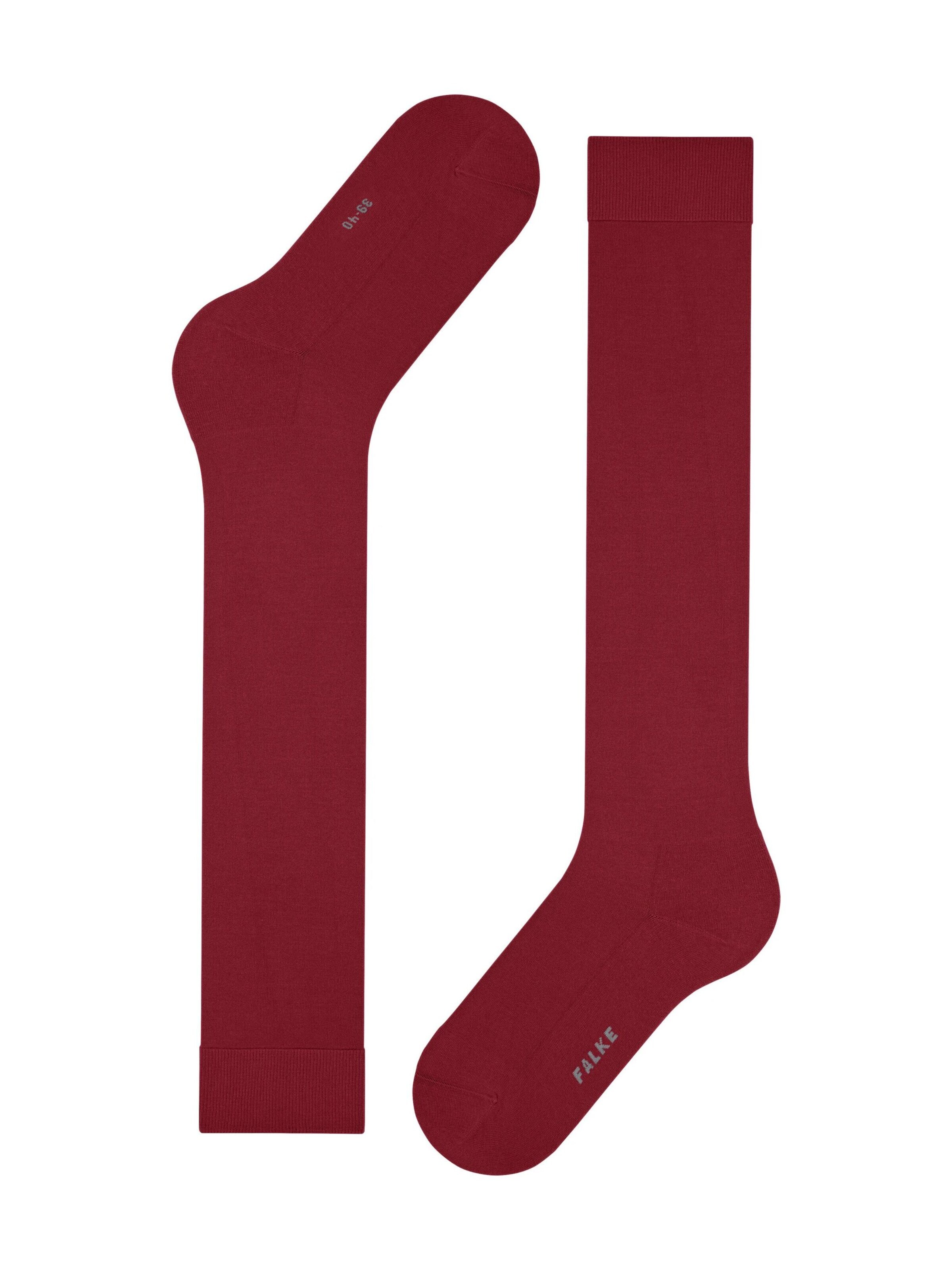 FALKE Kniestrümpfe 'ClimaWool'‌‌‌‌‌‌ in Rot