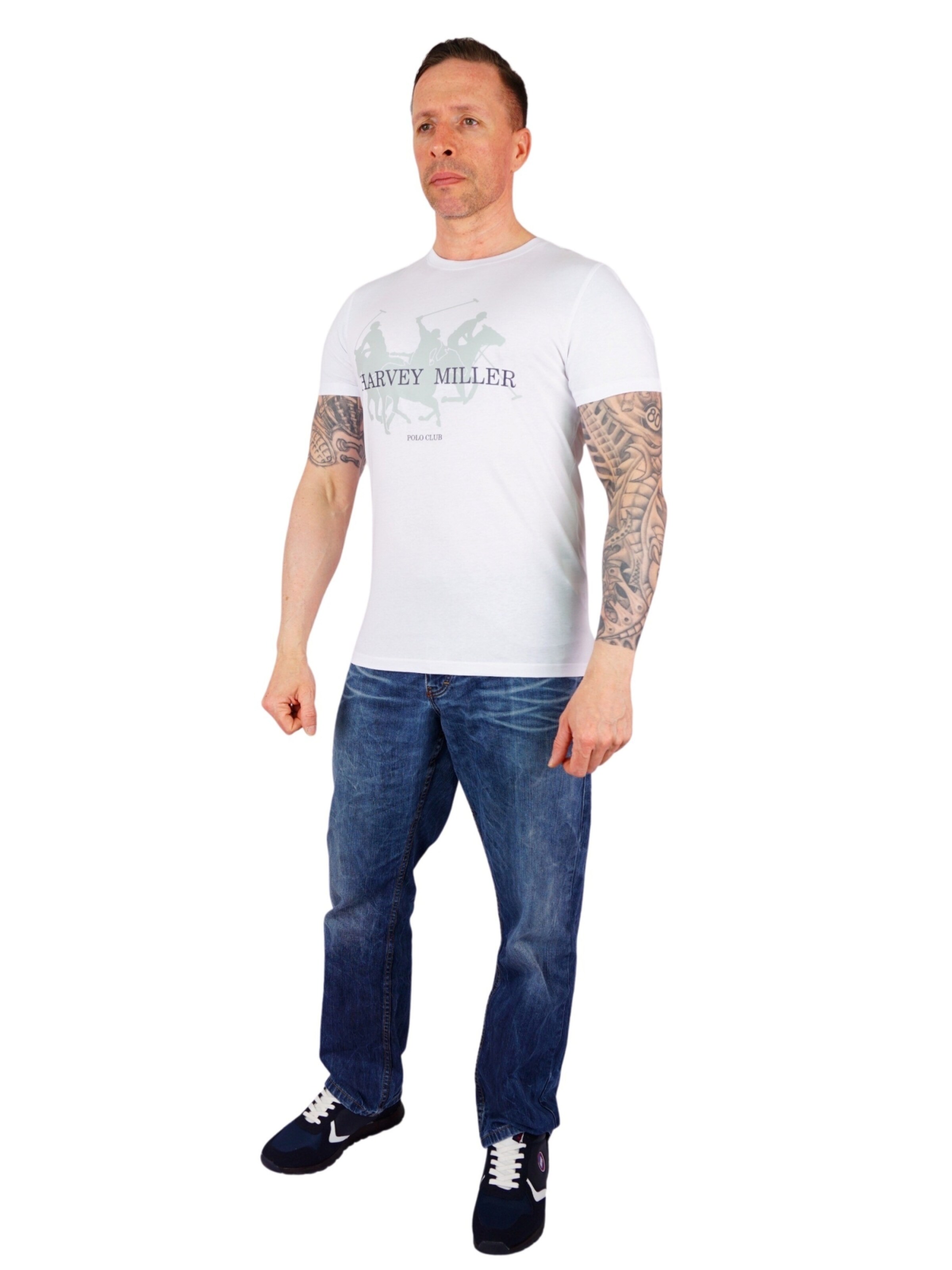 HARVEY MILLER Bluser & t-shirts i hvid