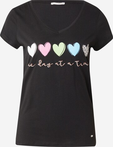 T-shirt 'WT DAY' Key Largo en noir : devant