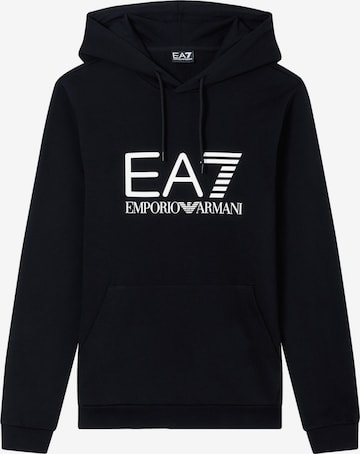 Pull-over EA7 Emporio Armani en noir : devant