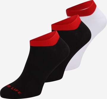 Chaussettes 'GOST' DIESEL en noir : devant