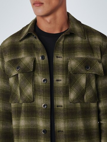 No Excess Comfort fit Button Up Shirt in Green