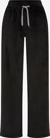 OCEAN SPORTSWEAR Wide Leg Hose in Schwarz: Vorderseite