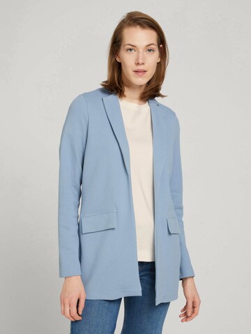 Blazer TOM TAILOR en bleu : devant