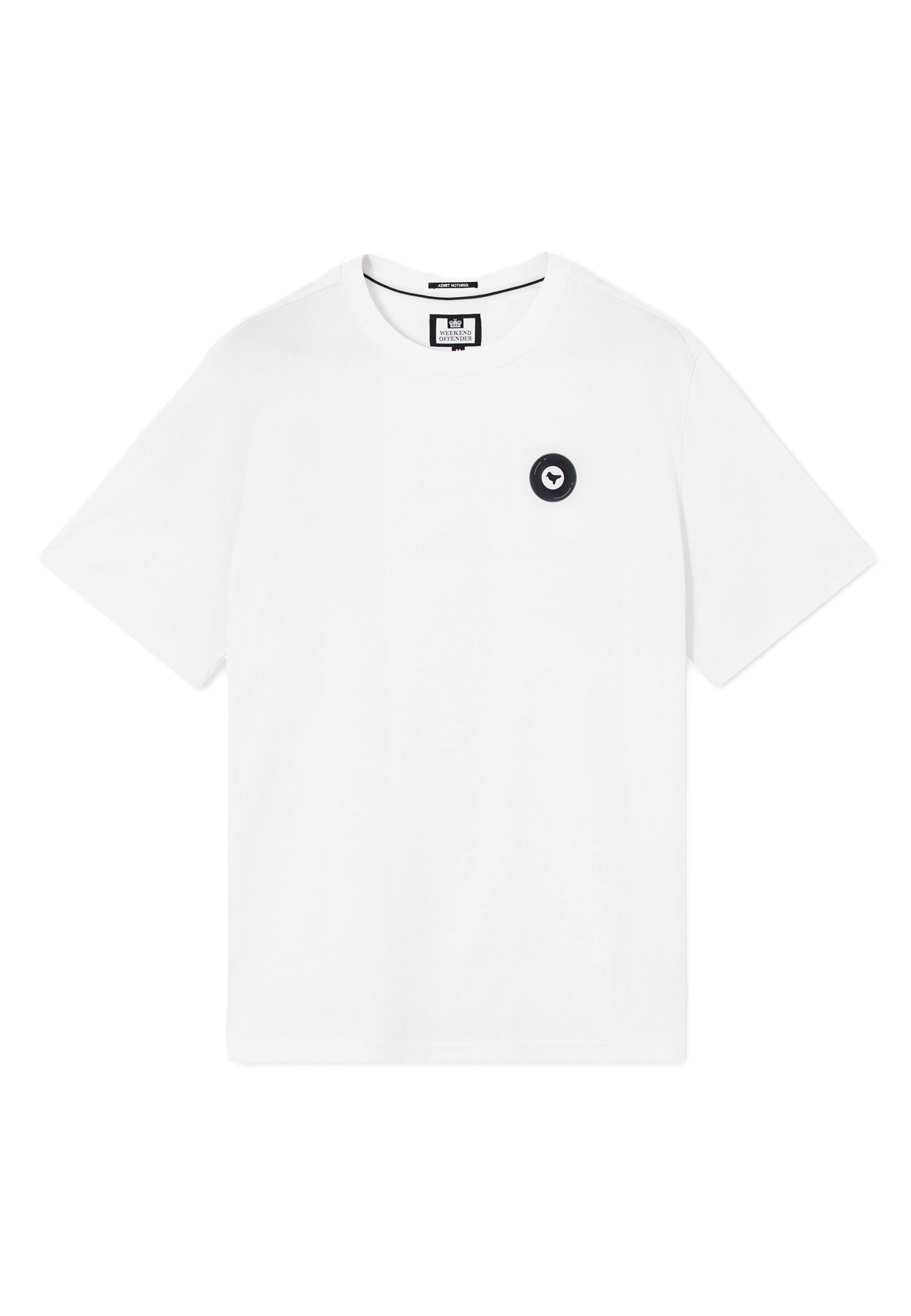 Weekend Offender Shirt '8 BALL' in White: front