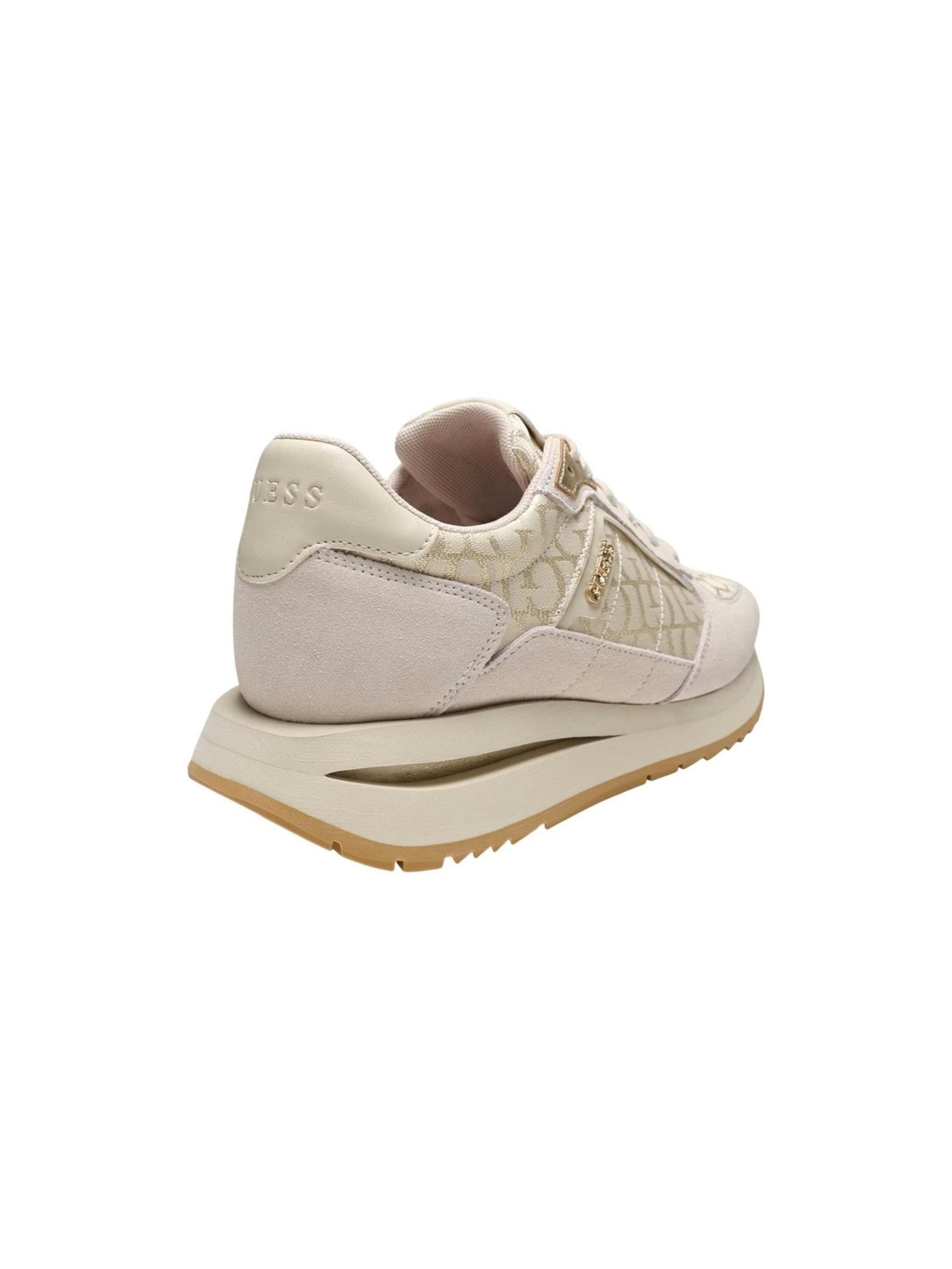 Baskets basses 'ENERGY5 FLTEG5 LEA12' GUESS en beige