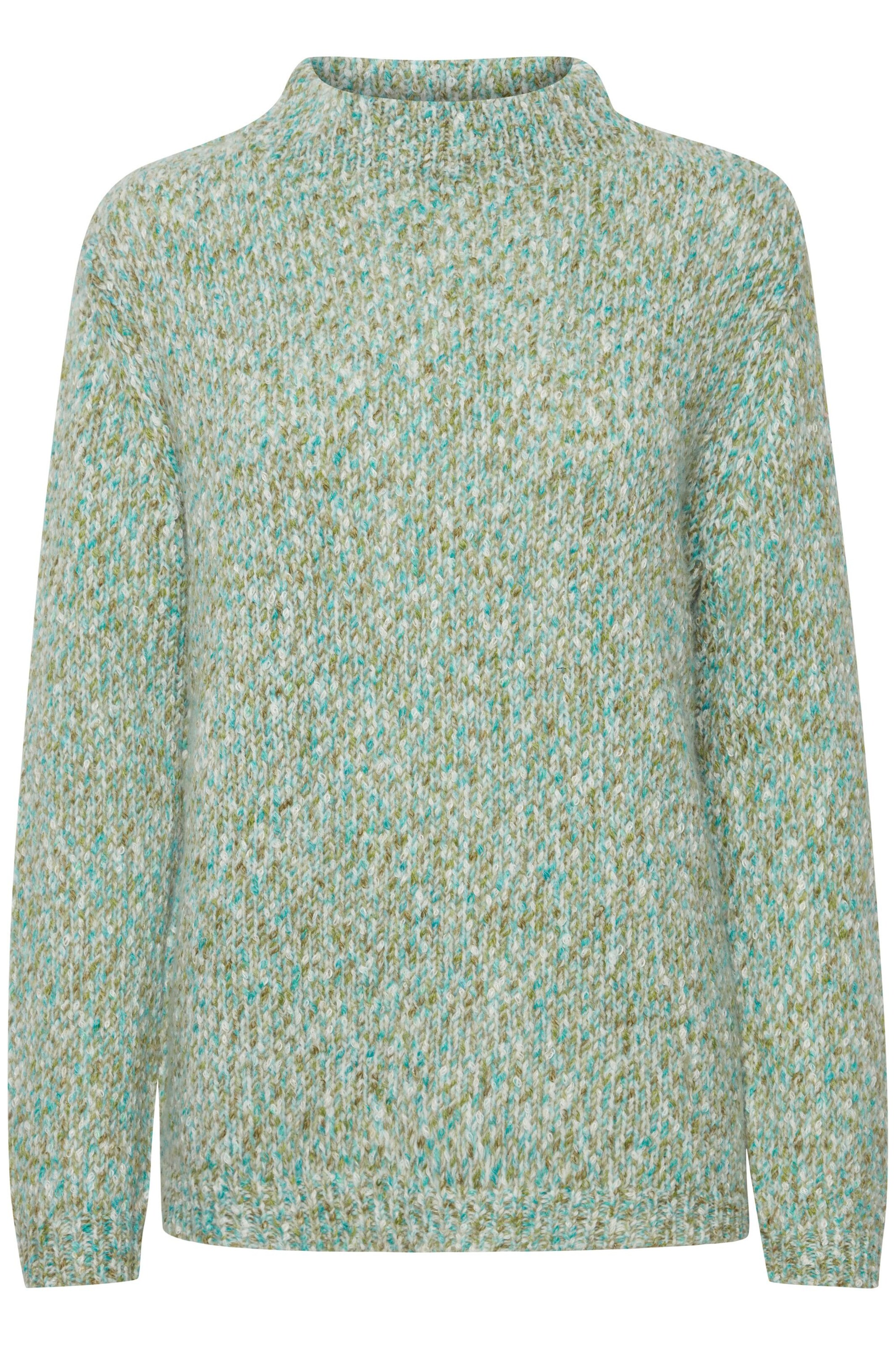 Fransa Pullover 'Potta Pu 1' in Grün: Vorderseite