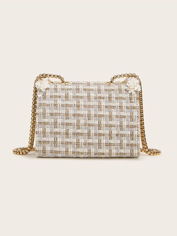 Tomshop24-7 Handbag 'Gabrielle, Tweed' in Beige