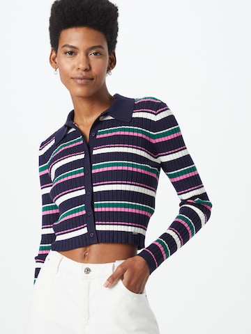 Pepe Jeans Knit Cardigan 'Barbora' in Blue: front