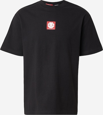 ELEMENT - Camiseta en negro: frente