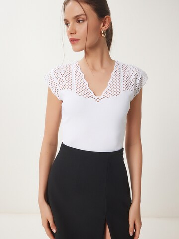 Happiness İstanbulPulover - bež boja: prednji dio