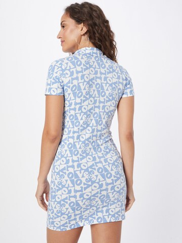 Motel Shirt Dress 'JEEVES' in Blue