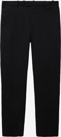 MANGO MAN Slim fit Pants in Black: front