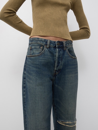 Pull&Bear Jeans in de kleur Donkerblauw, Productweergave