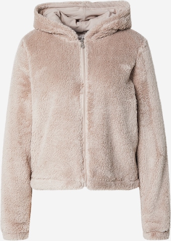 ONLY PLAY Toiminnallinen fleecetakki 'ONPCas Fluf' värissä beige: etupuoli