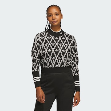 ADIDAS PERFORMANCE Sports sweater 'Originals Trefoil' in Black: front