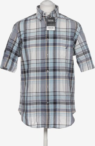 NAUTICA Button Up Shirt in L in Blue: front