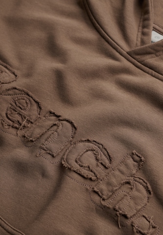 BENCH Sweatshirt 'Bench X Superdry & Co' in Bruin