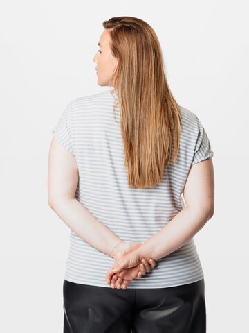 Vero Moda Curve Tričko 'VMAva Plain' – modrá