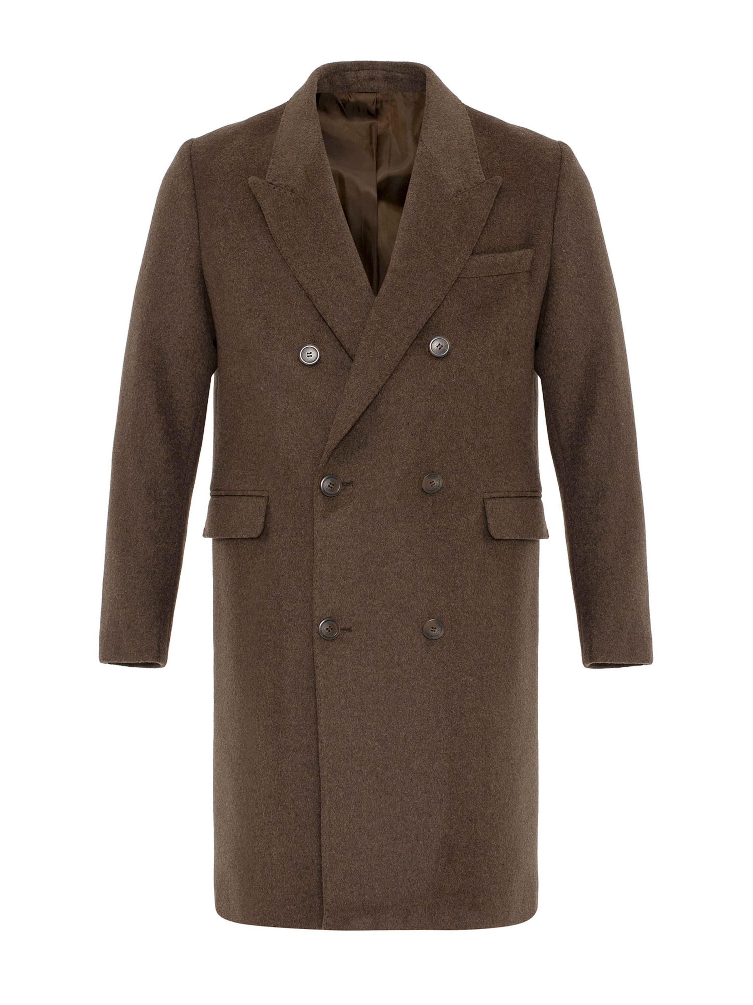 brūns Antioch Starpsezonu mētelis: no priekšpuses